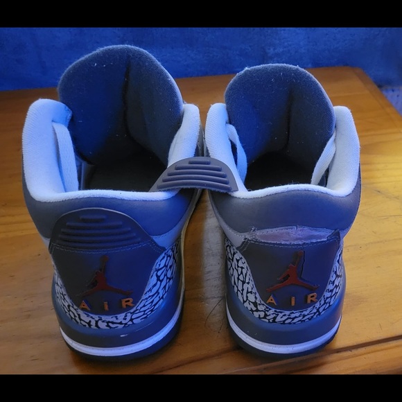 RARE & GREAT condition Men’s Nike Air Jordan 3 Retro cool Grey - Picture 4 of 4